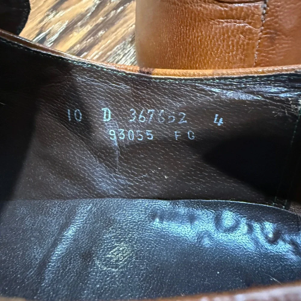 Florsheim Imperial 10 D Tassel Loafers Mens Brown Leather Gold Bit 93055